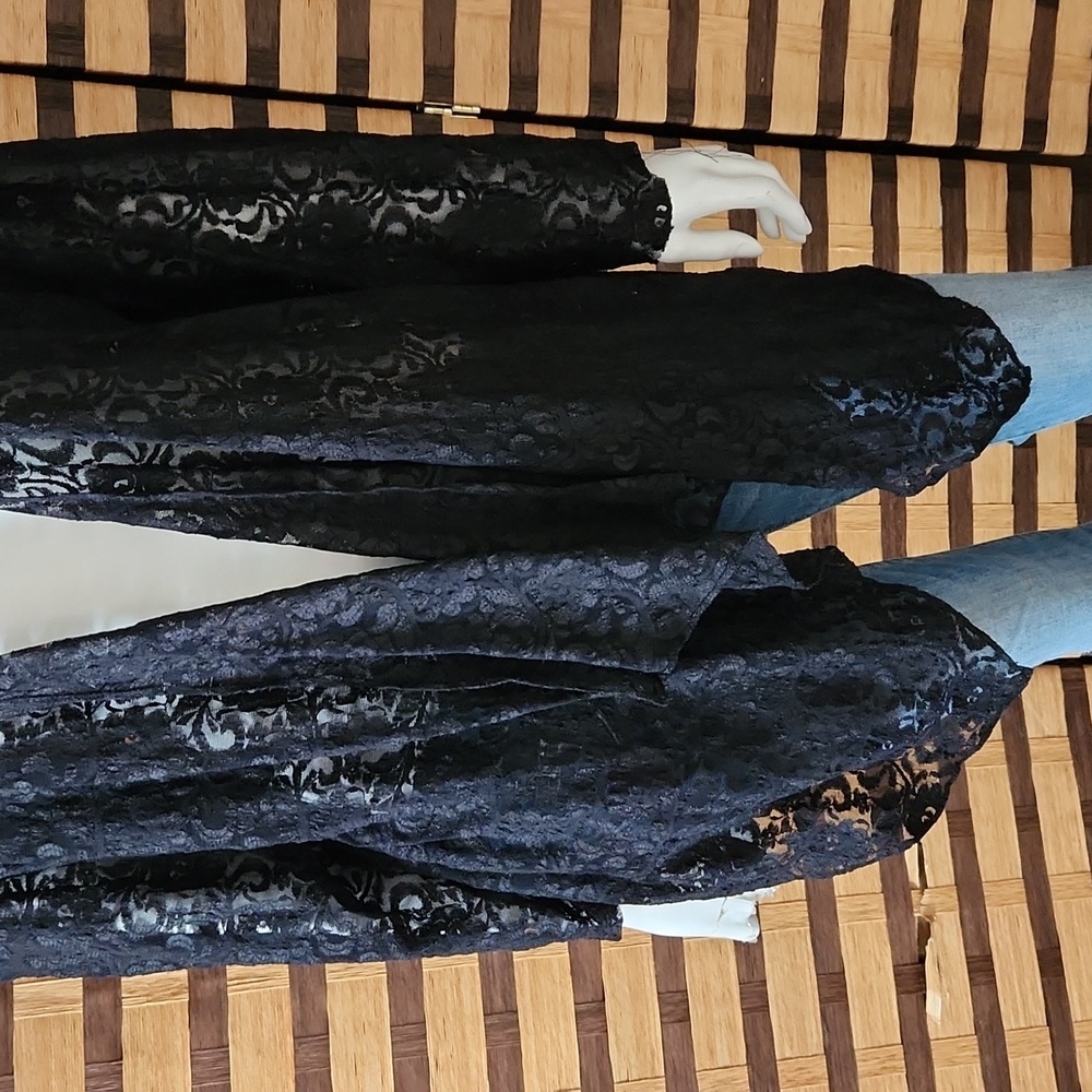 MSK lace assymetrical collar jacket - Picture 3 of 7